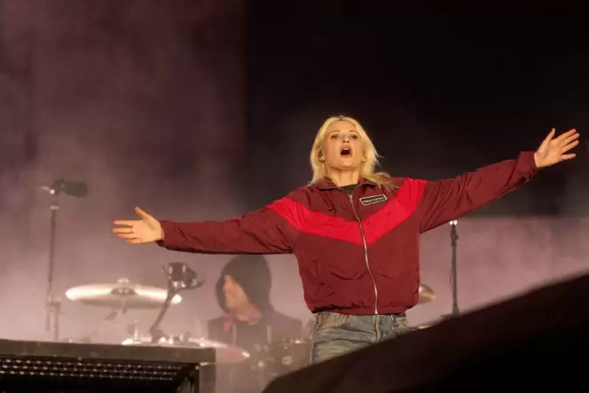 Emily Armstrong, Sängerin von Linkin Park, auf der Utopia Stage von Rock am Ring.
