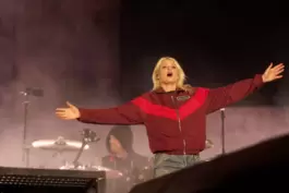 Emily Armstrong, Sängerin von Linkin Park, auf der Utopia Stage von Rock am Ring. 