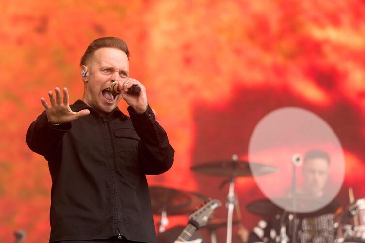 Samuel David Carter, S&auml;nger der britischen Metalband &bdquo;Architects&ldquo;.