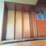 11254788_10_1 Kleiner Schrank und Regal in Makore´ (HBT in cm): ca. 80 x 90 x 40. Über- und nebeneinander aufstellbar. Für je 20 € an Selbstab