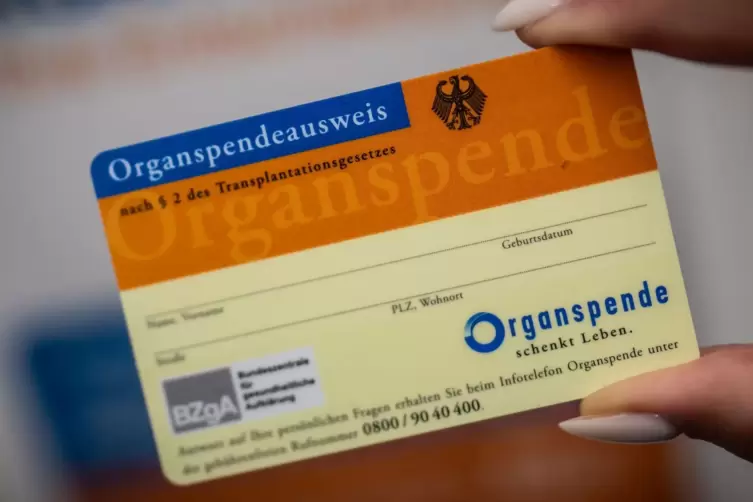 Organspendeausweis