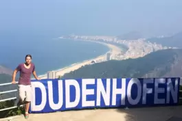 Tief im Süden: Michael Malmer Malmer aus Dudenhofen 2014 in Rio de Janeiro. 