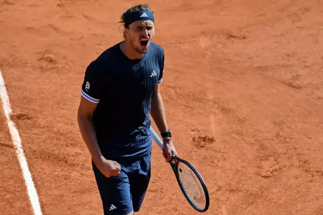 Auf Betriebstemperatur: Alexander Zverev.