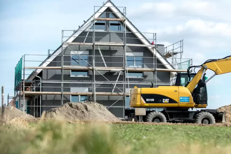 Bau eines Einfamilienhauses