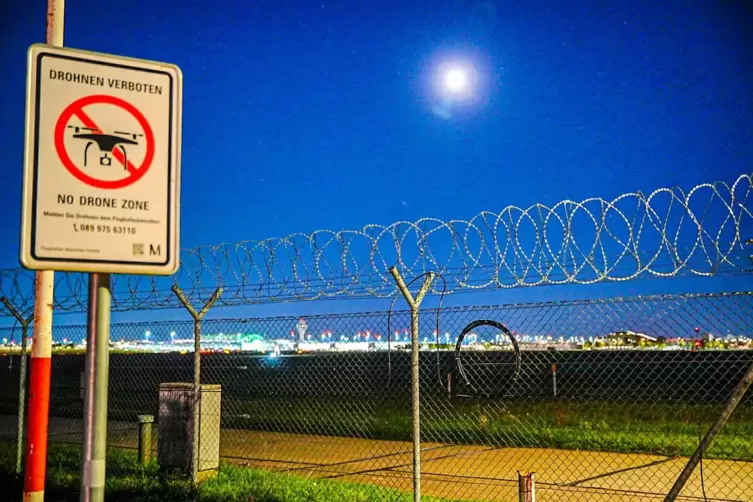 Drohnensichtung am Flughafen München