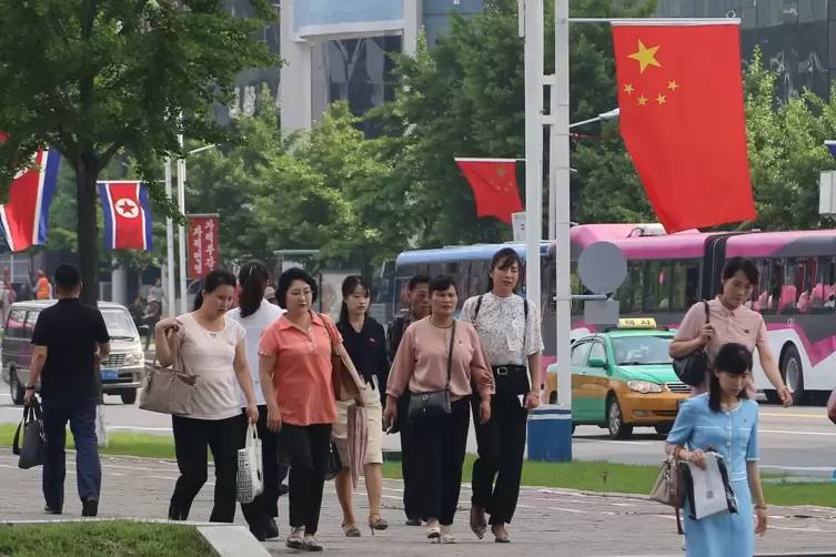 Vor dem Besuch des chinesischen Pr&auml;sidenten in Nordkorea