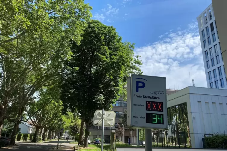 Das Unternehmen S&uuml;dzucker hat zwar eine Tiefgarage, die ist aber oft ausgelastet.