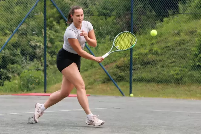 Valerie Warga ließ Miriam Huber beim 6:0, 6:2 keine Chance.