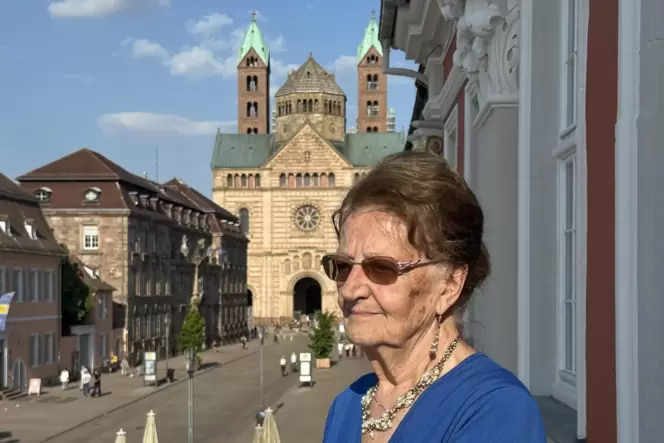Als Referentin und Pensionärin in Speyer: Dorothea Klette.