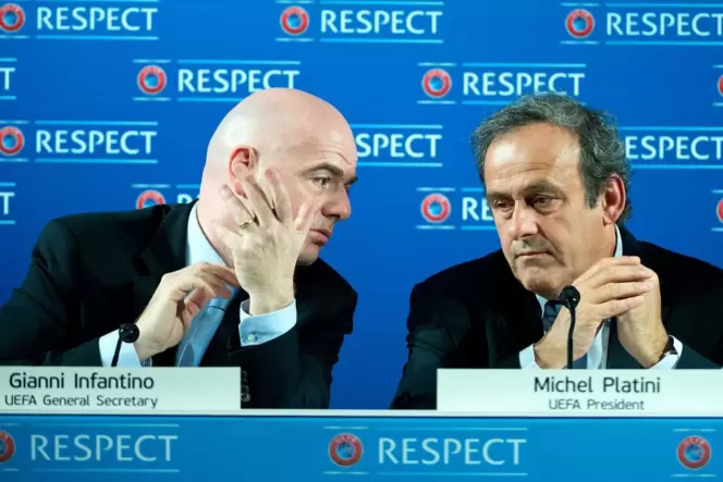 Gianni Infantino und Michel Platini