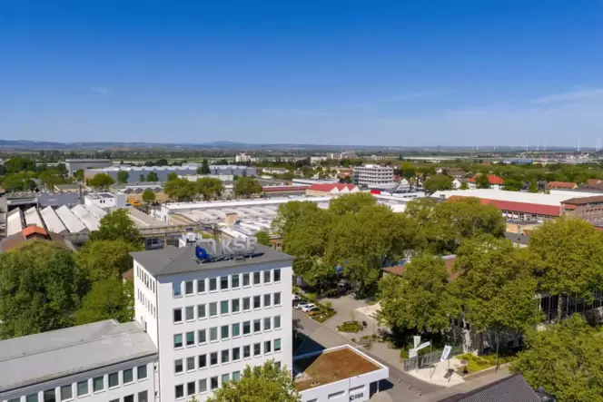 Der Stammsitz von KSB in Frankenthal.