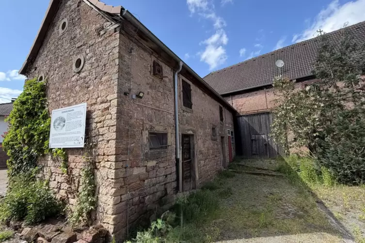 Zur Dorfm&uuml;hle Katzweiler geh&ouml;ren sechs Hektar Gr&uuml;nland und verschiedene Geb&auml;ude dazu.