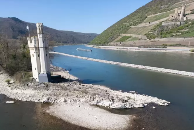 Dürfte bei der Schiffstour auch in den Blick kommen: der Mäuseturm im Rhein bei Bingen.