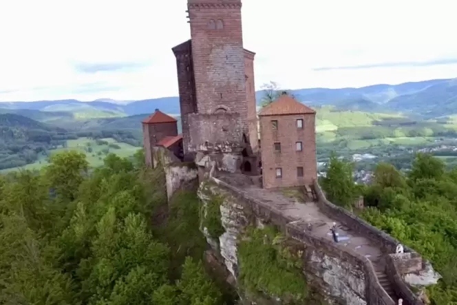 Schauplatz des neuen Palzki-Krimis: die Burg Trifels bei Annweiler.