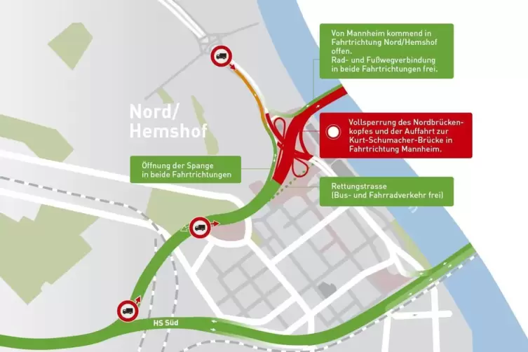 So sah die bisherige Planung der Verkehrsf&uuml;hrung ab August aus.