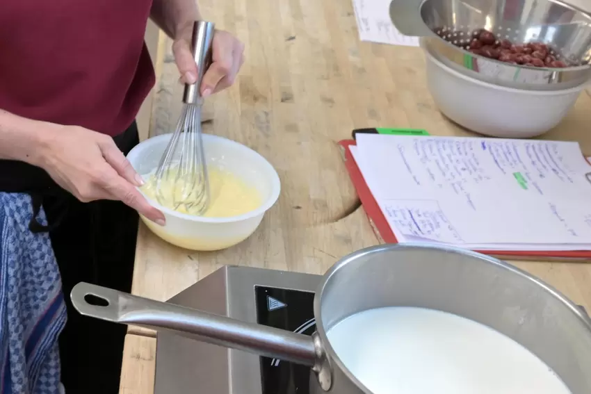 Selbst gemacht: Vanillepudding muss sein, sagt die Konditorin.