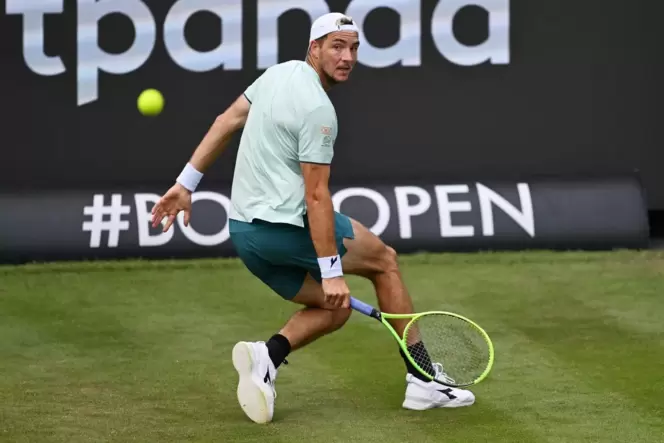 Hielt die Ballwechsel möglichst kurz: Jan-Lennard Struff.