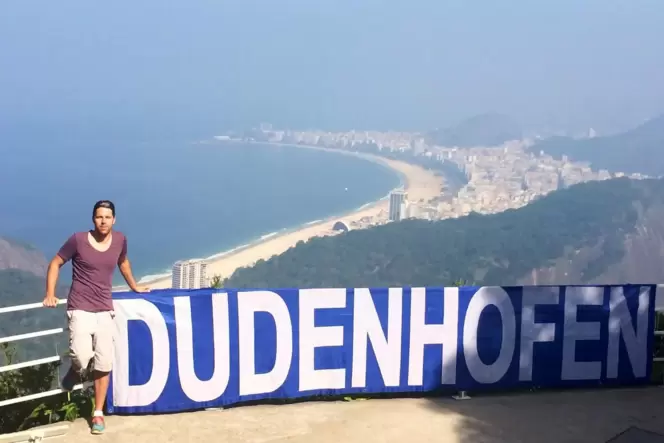 Weltberühmt: Das "Dudenhofen-Banner des Michael Malmer.