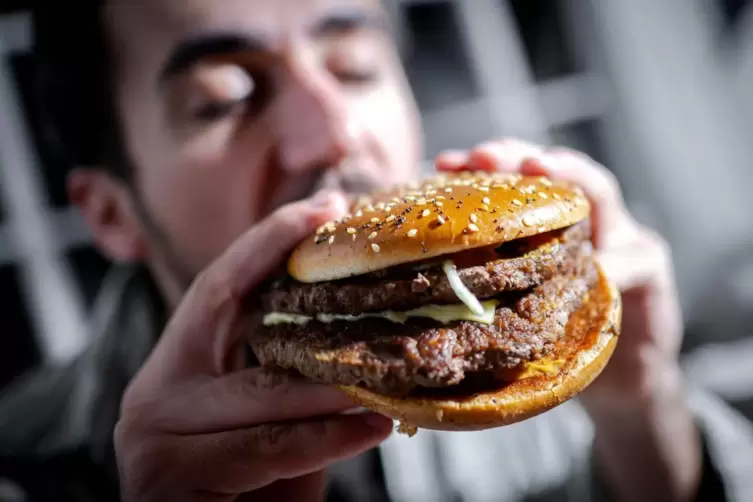Zur WM darf der Burger gerne auch mal vegetarisch sein.