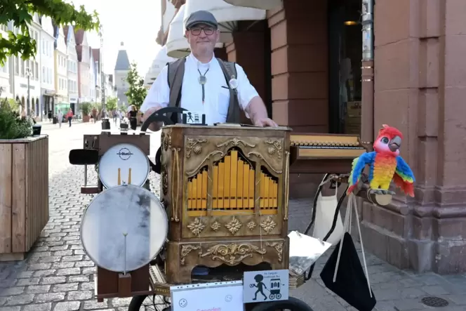 Stammgast bei der Kult(o)urnacht: Peter David unterhielt an der Alten Münze.
