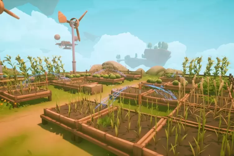 Screenshot aus dem Spiel «Solarpunk»