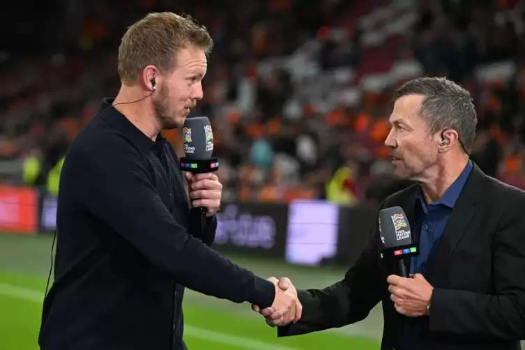 Julian Nagelsmann und Lothar Matth&auml;us. 