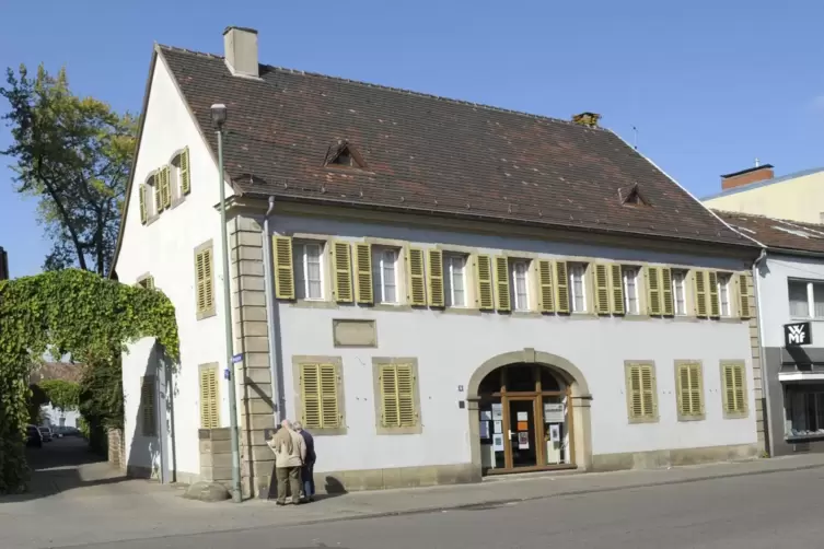 Das Schillerhaus in Oggersheim. 