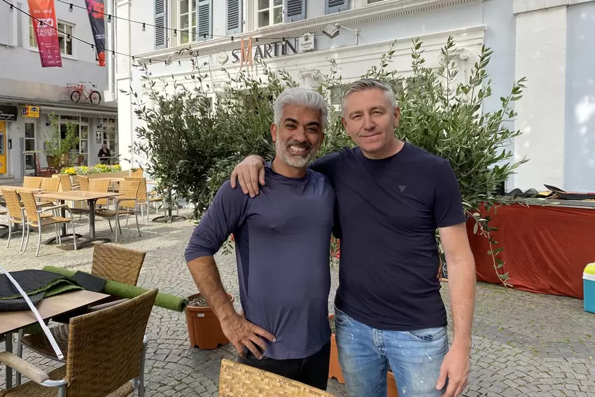 Die neuen Pächter des St. Martin und Simpel: Mehmet Dalgali und sein Kompagnon Raif Skrijelj.