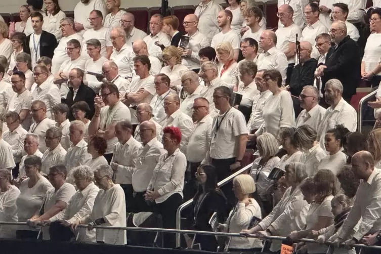Auch bei der Auff&uuml;hrung von &bdquo;Judith und das Wunder der Sch&ouml;pfung&ldquo; am 31. Januar 2027 in der SAP-Arena vereinen sich viele S&auml;nger