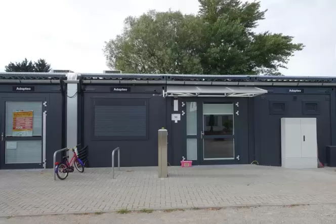 Die Container des katholischen Kindergartens St. Joseph sind schon bezogen.