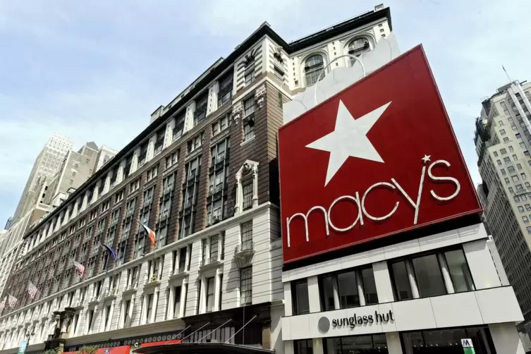 Die Hauptsgesch&auml;ftstelle von Macy&rsquo;s in New York. Isidor und Nathan Straus wurden 1896 alleinige Inhaber. 