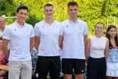 Die Aushängeschilder der RG Speyer: von links Maximilian Brill, Leon Gronbach, Ole Bartenbach.