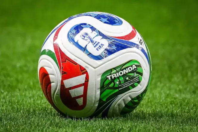 »Trionda«: Die drei Farben stehen für die drei WM-Gastgeber 2026.