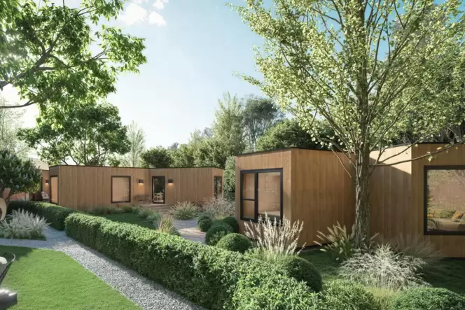 Das Bild visualisiert die Idee eines Wohnquartiers im Kleinerweg in Bobenheim-Roxheim. Die Planer betonen: Es handelt sich noch Das Bild visualisiert die Idee eines Wohnquartiers im Kleinerweg in Bobenheim-Roxheim. Die Planer betonen: Es handelt sich noch