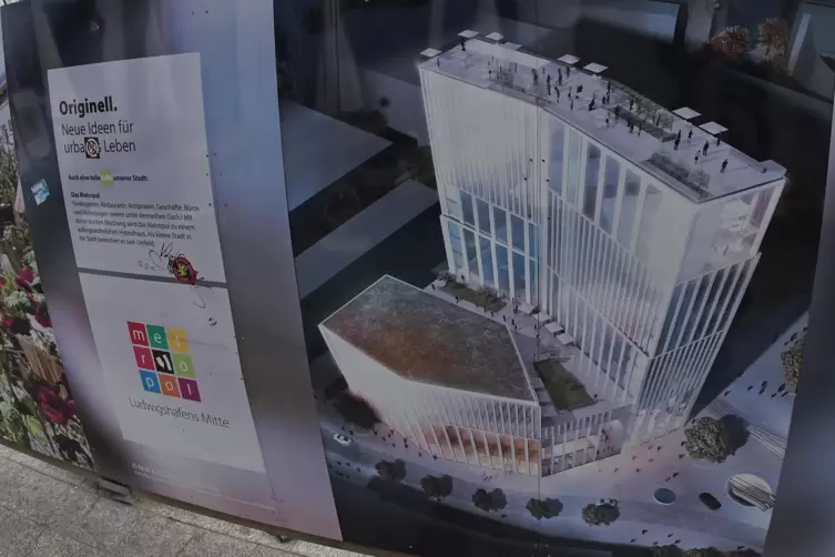 So sah der Entwurf f&uuml;rs &bdquo;Metropol&ldquo;-Hochhaus aus.