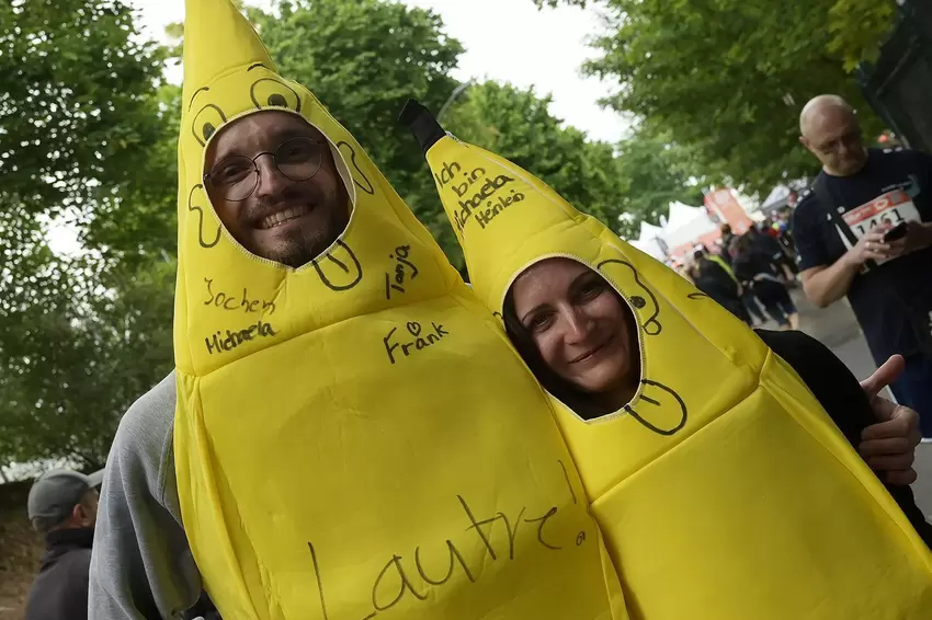 Alles Banane? Ulkige Verkleidungen bereicherten die Laufveranstaltung.