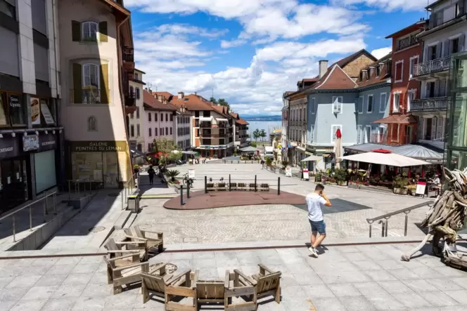 Erzwungene Ruhe: Für die Bewohner ist die Stadt bereits jetzt weitgehend abgesperrt.