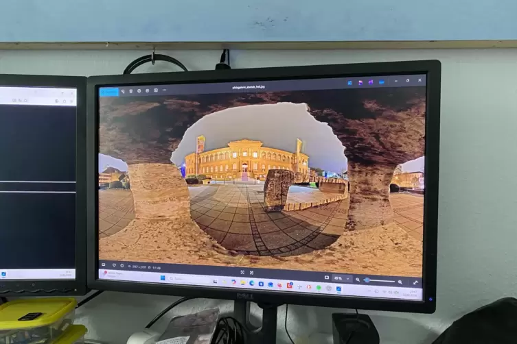 Pfalzgalerie wie noch nie: eine 360-Grad-Fotografie des Kaiserslauterer Museums von Christof A. Martin. 