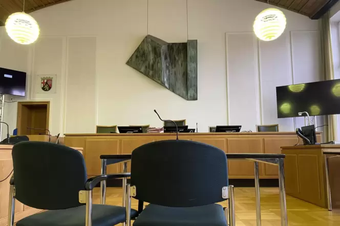 Auch wenn er die Pfalz aus guten Gründen verlassen hat: Für seinen Prozess musste der Angeklagte in diesen Frankenthaler Gericht