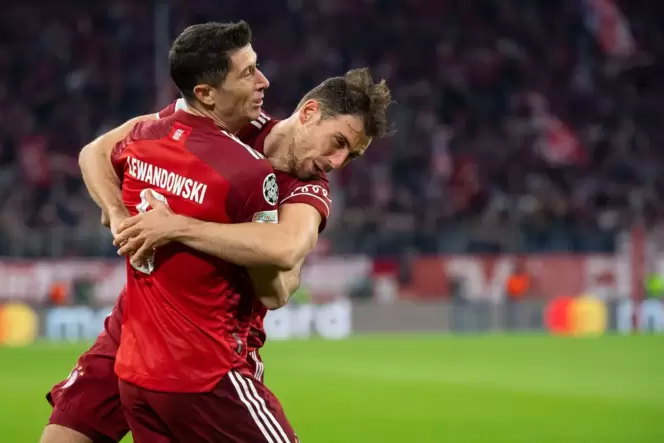Robert Lewandowski und Leon Goretzka