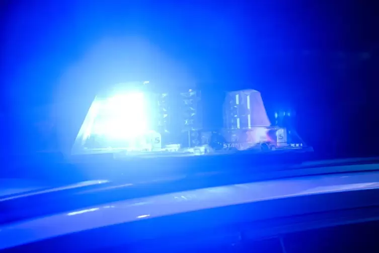 Blaulicht auf Polizeiwagen