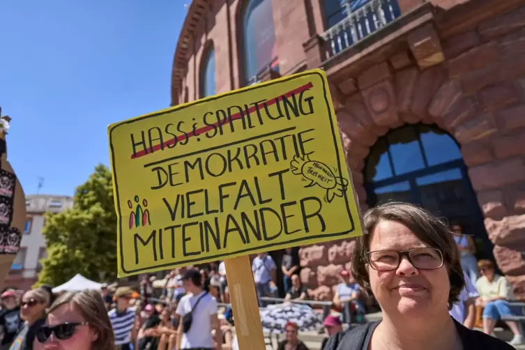 "Prüf"-Demonstration der Mainzer SPD