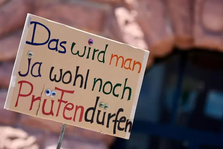 "Pr&uuml;f"-Demonstration der Mainzer SPD