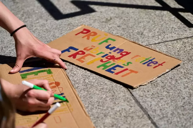 "Pr&uuml;f"-Demonstration der Mainzer SPD