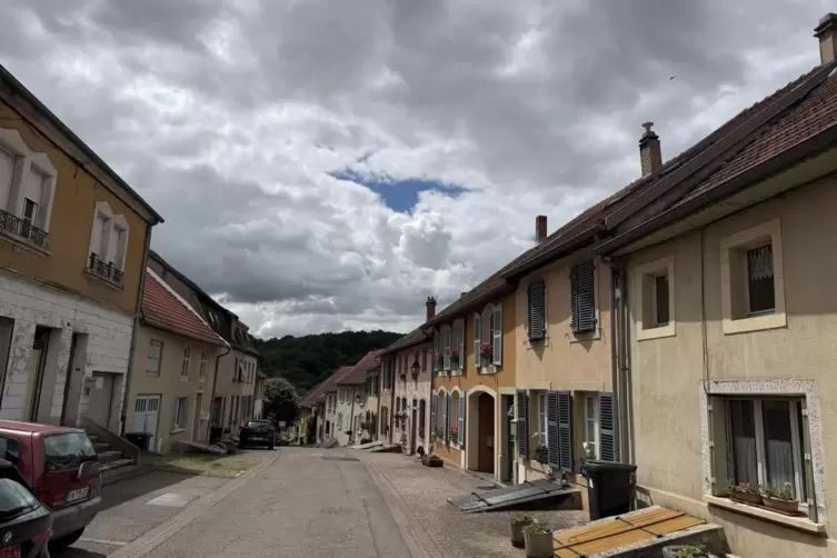 Oberhomburg oder Humerich oder Hombourg-Haut am Mittag: null Hektik.