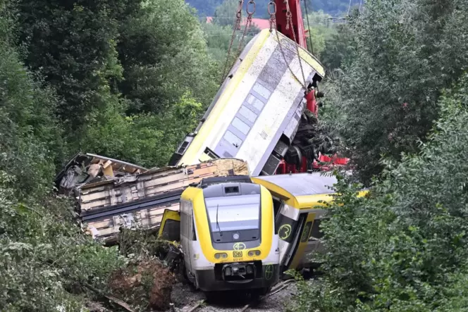 Nach dem Zugunglück in Oberschwaben