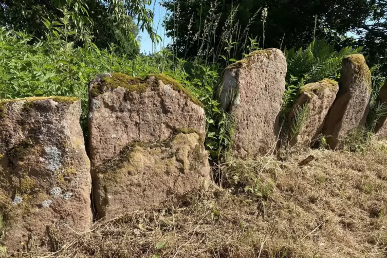 Aus r&ouml;mischer Zeit? Die Steine k&ouml;nnten den R&ouml;mern als Stra&szlig;enunterbau gedient haben. 