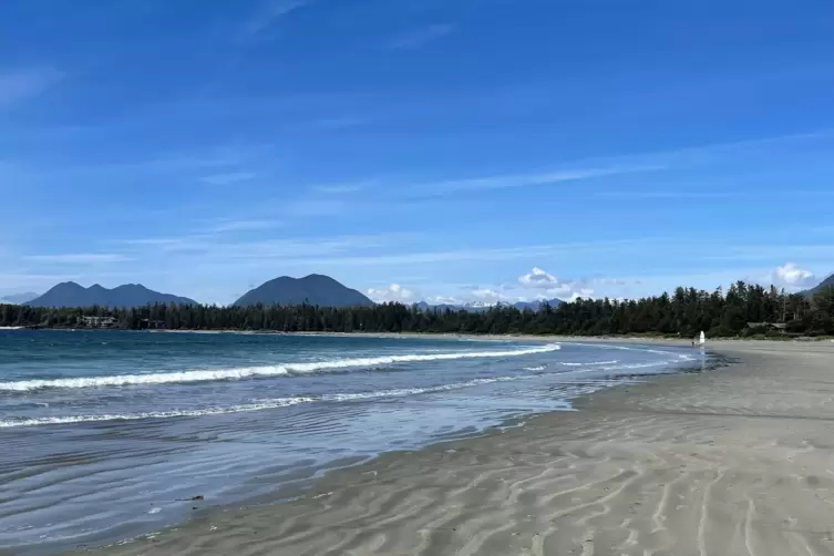 Windig, aber sch&ouml;n: Die Sandstr&auml;nde an der Pazifikk&uuml;ste bei Tofino. 