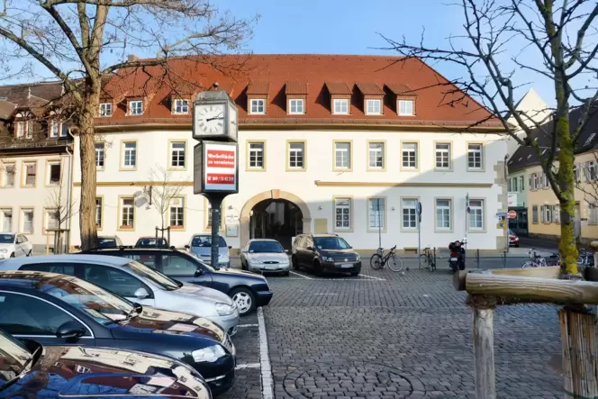 Beispiel Königsplatz: Viele Stellen in Speyer sind stark versiegelt.