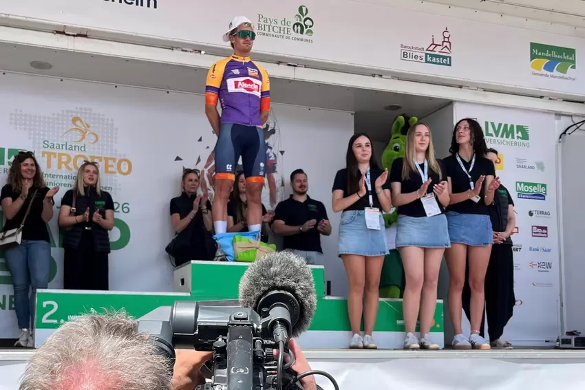Der Niederländer Liam Brugman gewinnt die Sprintwertung bei der 38. LVM Saarland Trofeo.